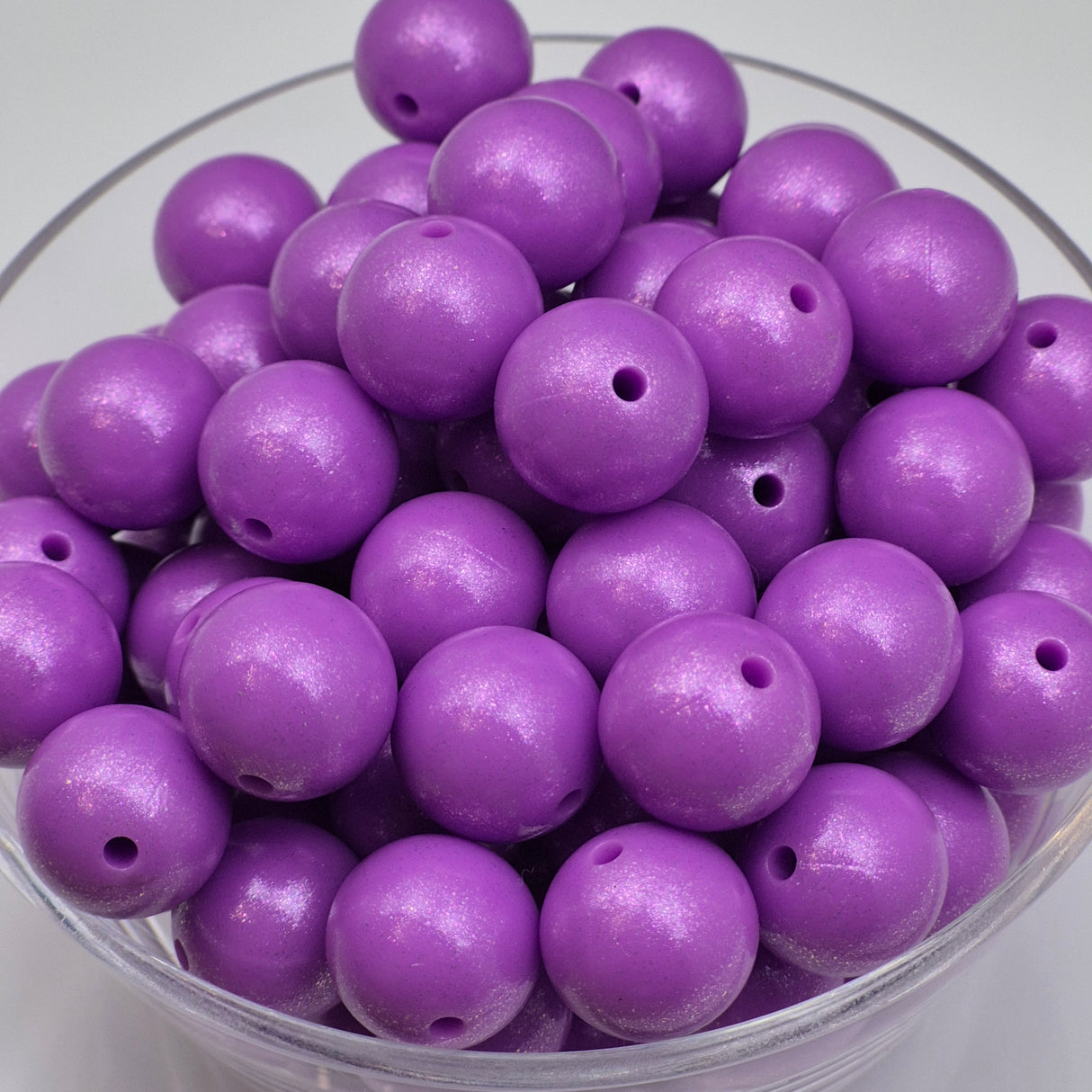 Jellyfish (Lavender) Glitz Chameleon 15mm Silicone Beads