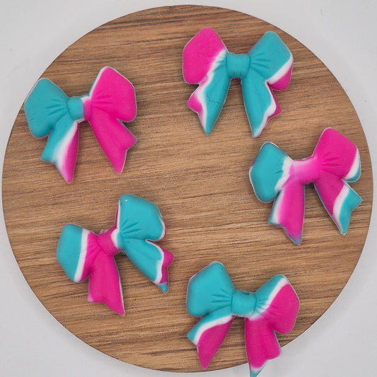 Tie Dye Bow -  3d Focal