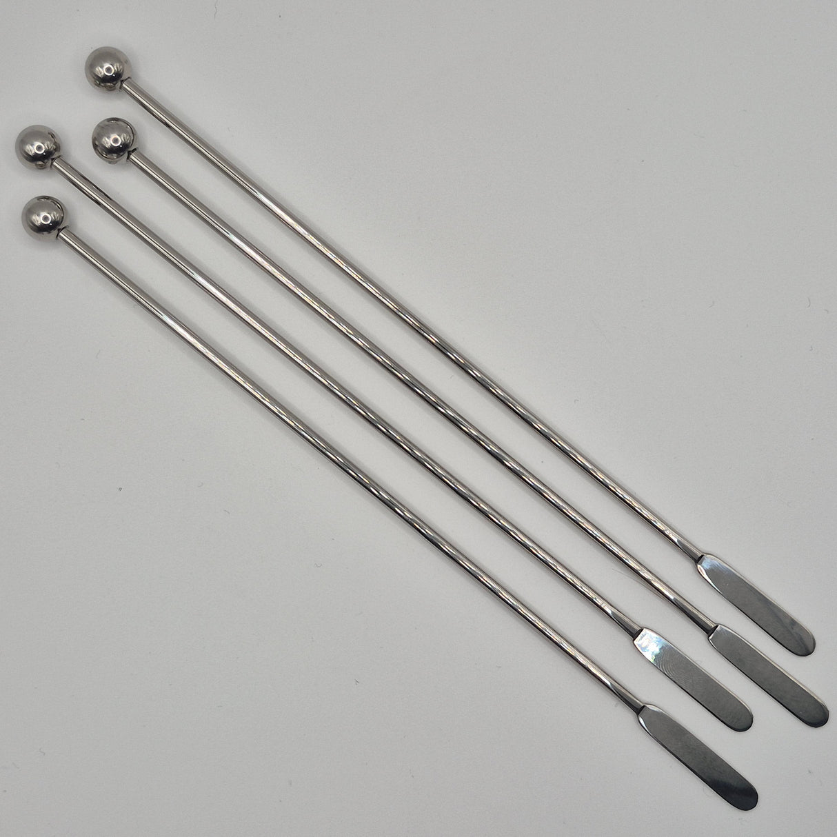 Silver Beadable Stir Stick