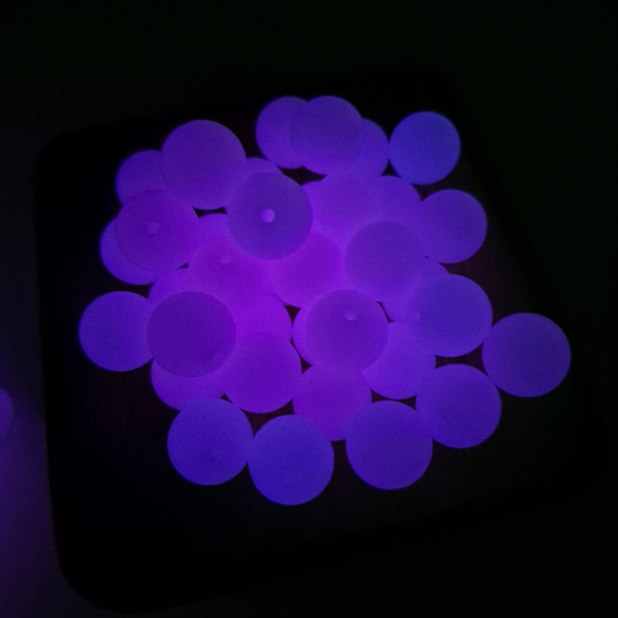 Jellybean Radiance 12mm Glow Silicone Beads