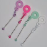 Straw Charm Beadable Bars
