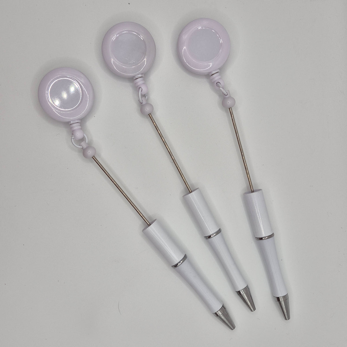 Badge Reel Pens - Beadable