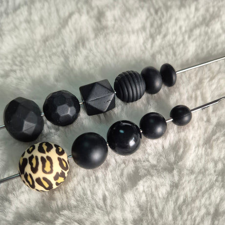 Jungle Glam 19mm Silicone Bead