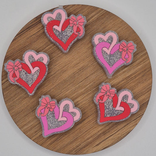 Hearts with Bow - Focal