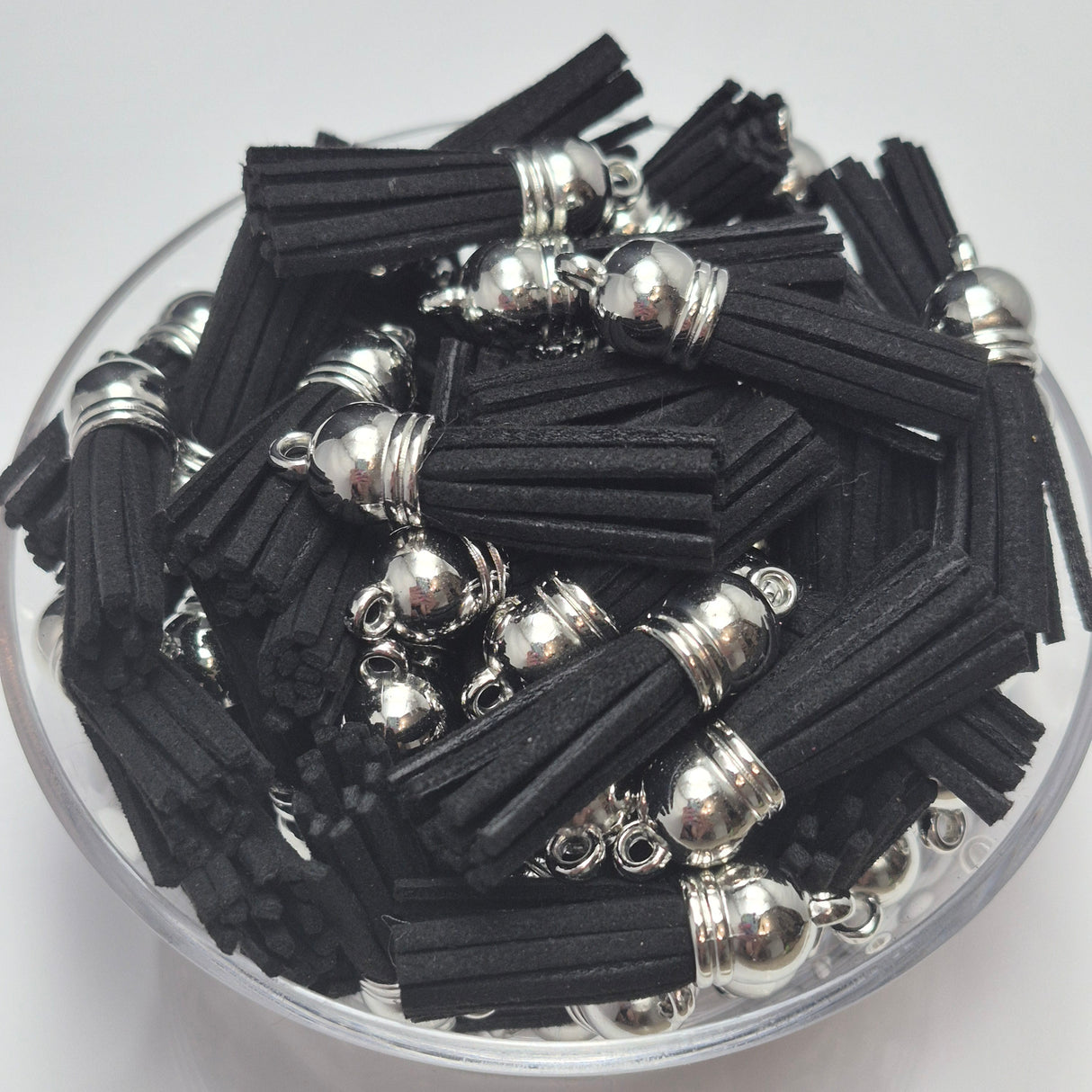 Black Mini Tassels (Set of 5)