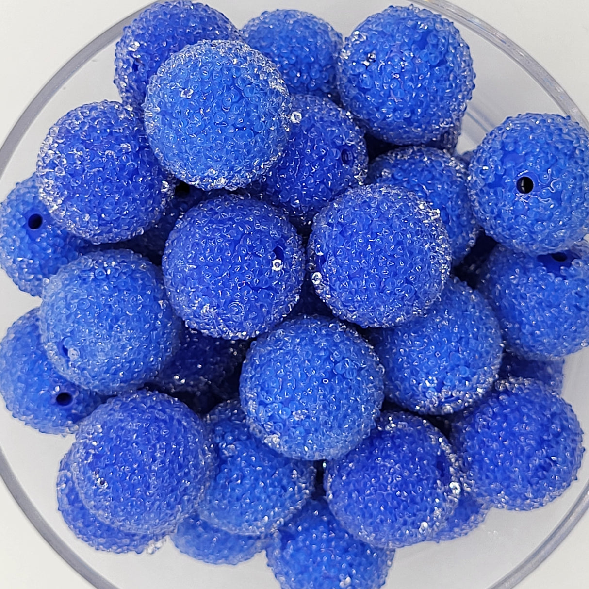Blueberry Crush Gumdrop 20mm Sugar ACRYLIC Beads