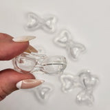 Clear Bow Snow Globe Case for Beadable Pen/Bar Items