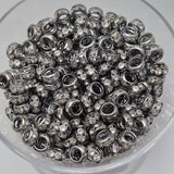 Gun Metal Black Wide Hole Metal Spacers 10mm