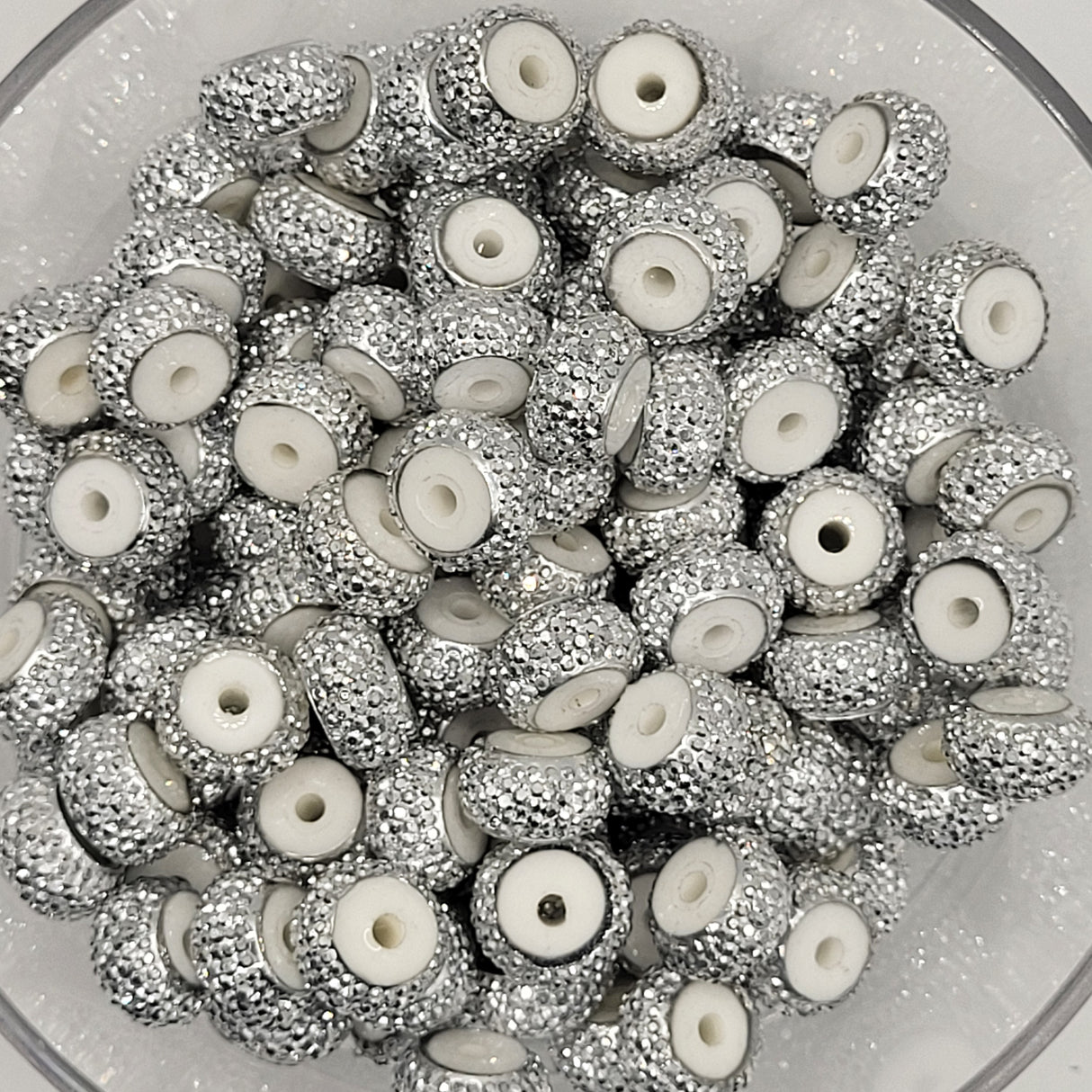 Silver Spacers with small hole