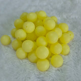 Zesty Radiance 15mm Glow Silicone Beads