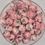 English Tea Rose 15mm Silicone Bead