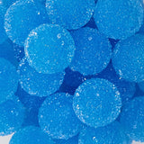 Blue Raspberry Splash Gumdrop 20mm Sugar ACRYLIC Beads