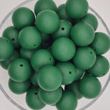 Evergreen 19mm Solid Silicone Bead