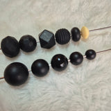 Vanilla Lentil 12mm*7mm Solid Silicone Beads