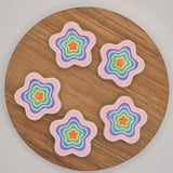 Layered Star Acrylic Bead