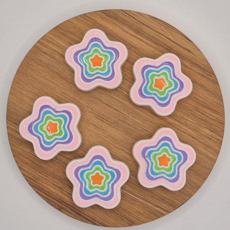 Layered Star Acrylic Bead