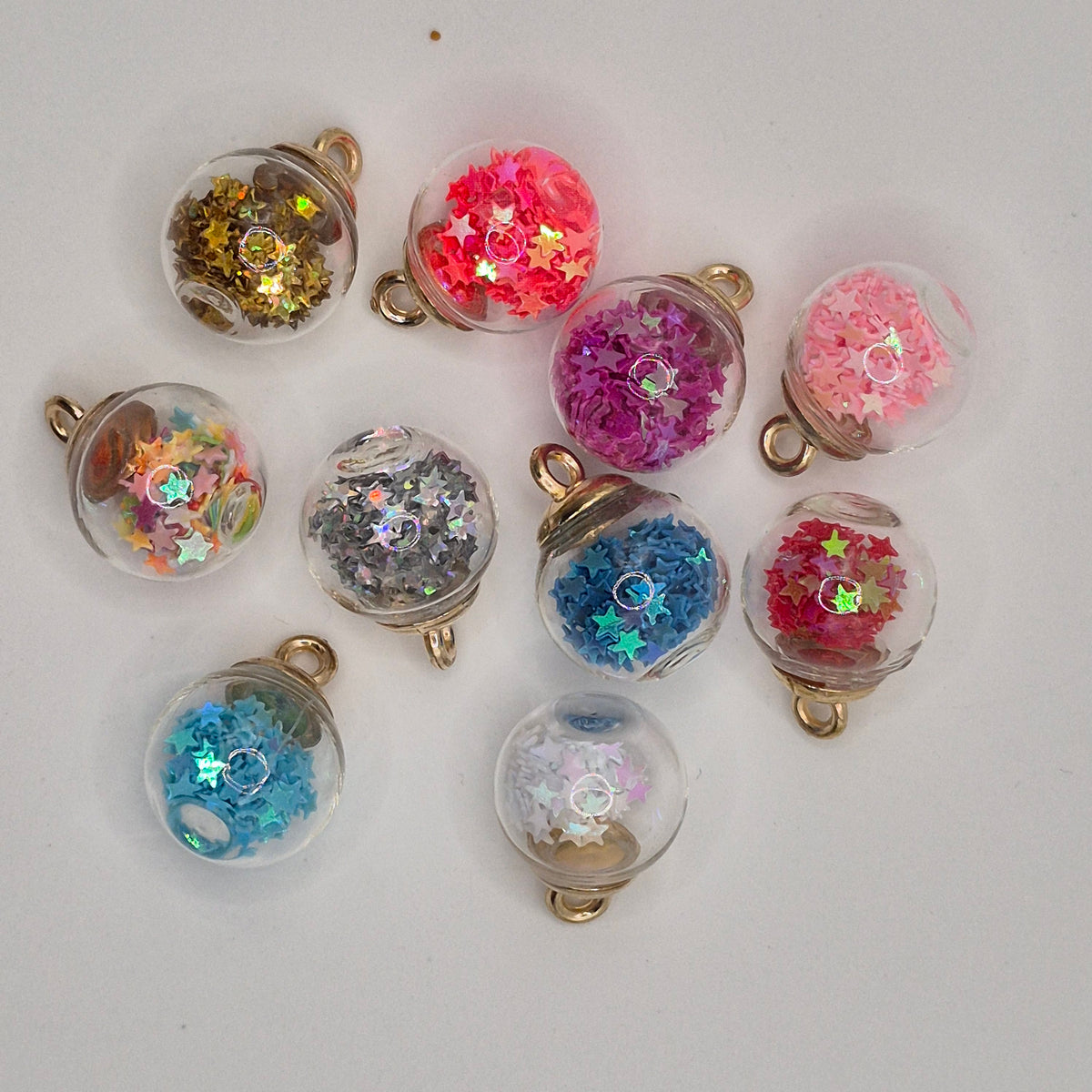 Confetti Charms - Random Colors Set of 5