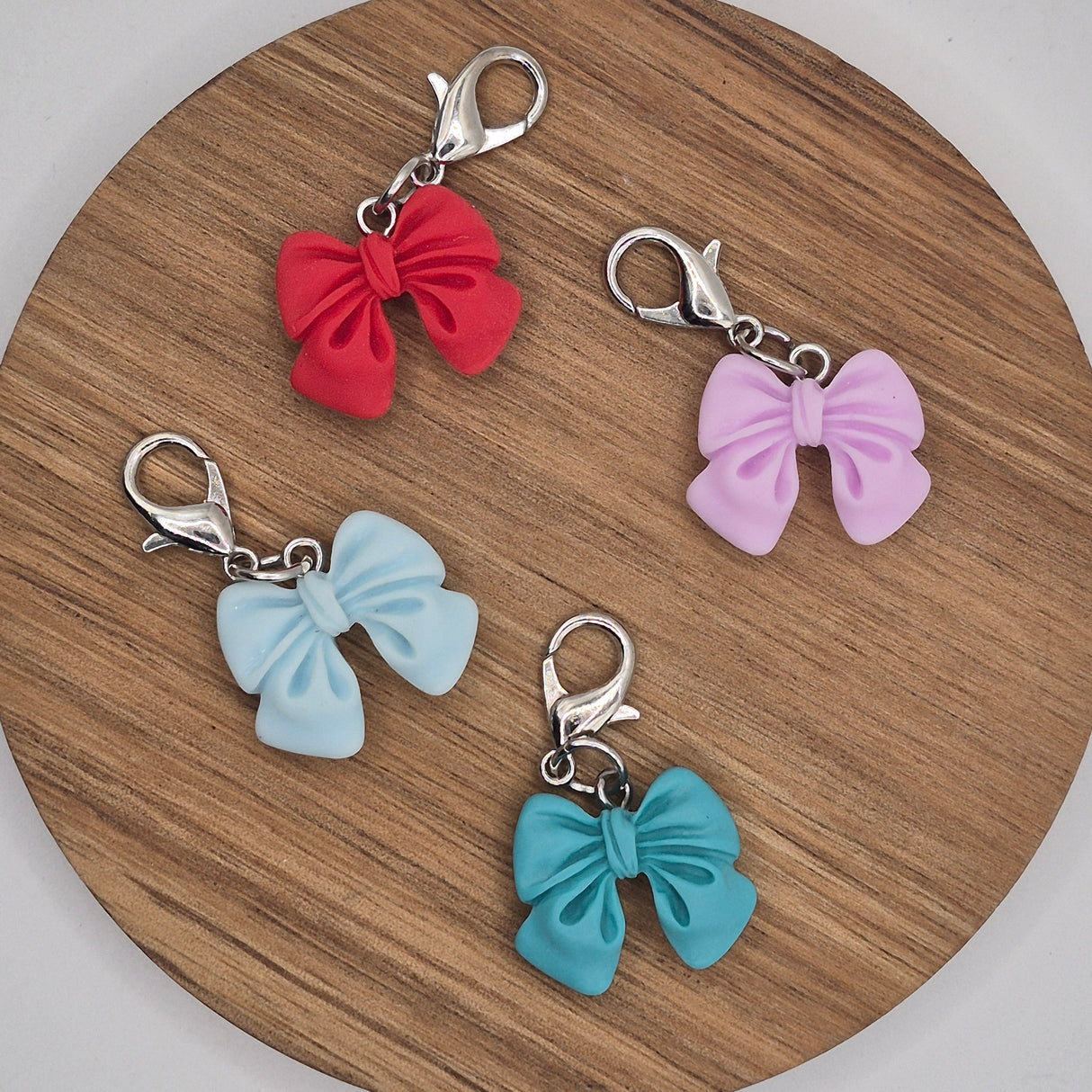 Puff 3d Bow Acrylic Charm