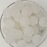 Polar Frost Gumdrop 20mm Sugar ACRYLIC Beads