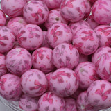 Pink Lady 15mm Silicone Bead