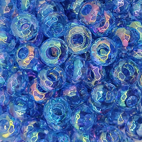 Mermaid Mist Blue Opal - 12mm Acrylic Faceted Abacus