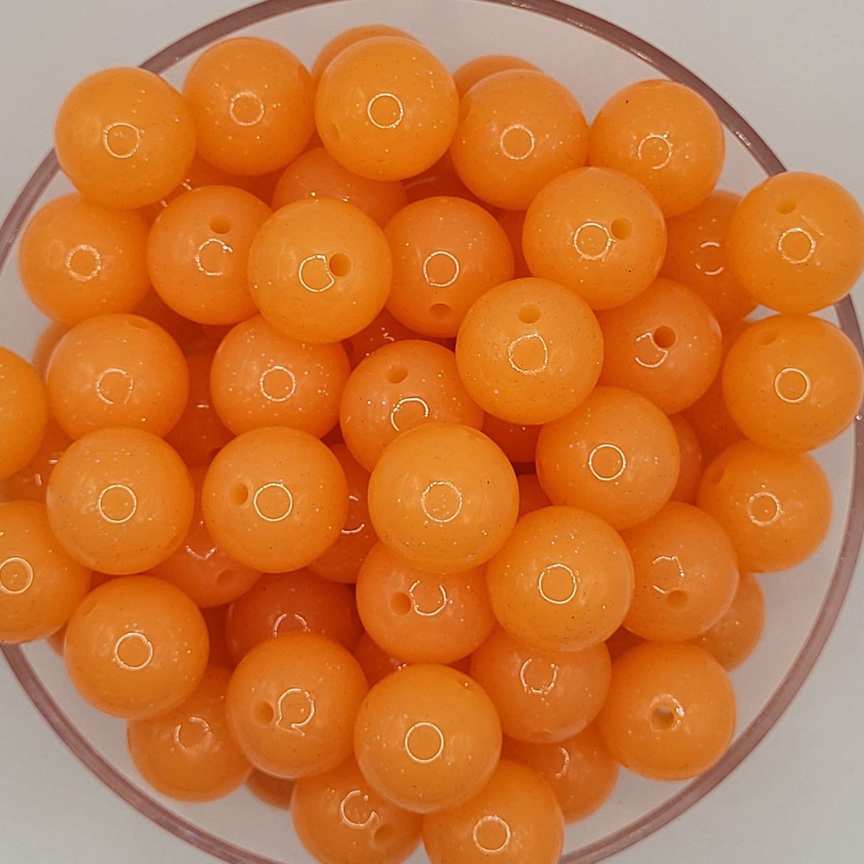 Orange Citrus Preserves 15mm Silicone Bead