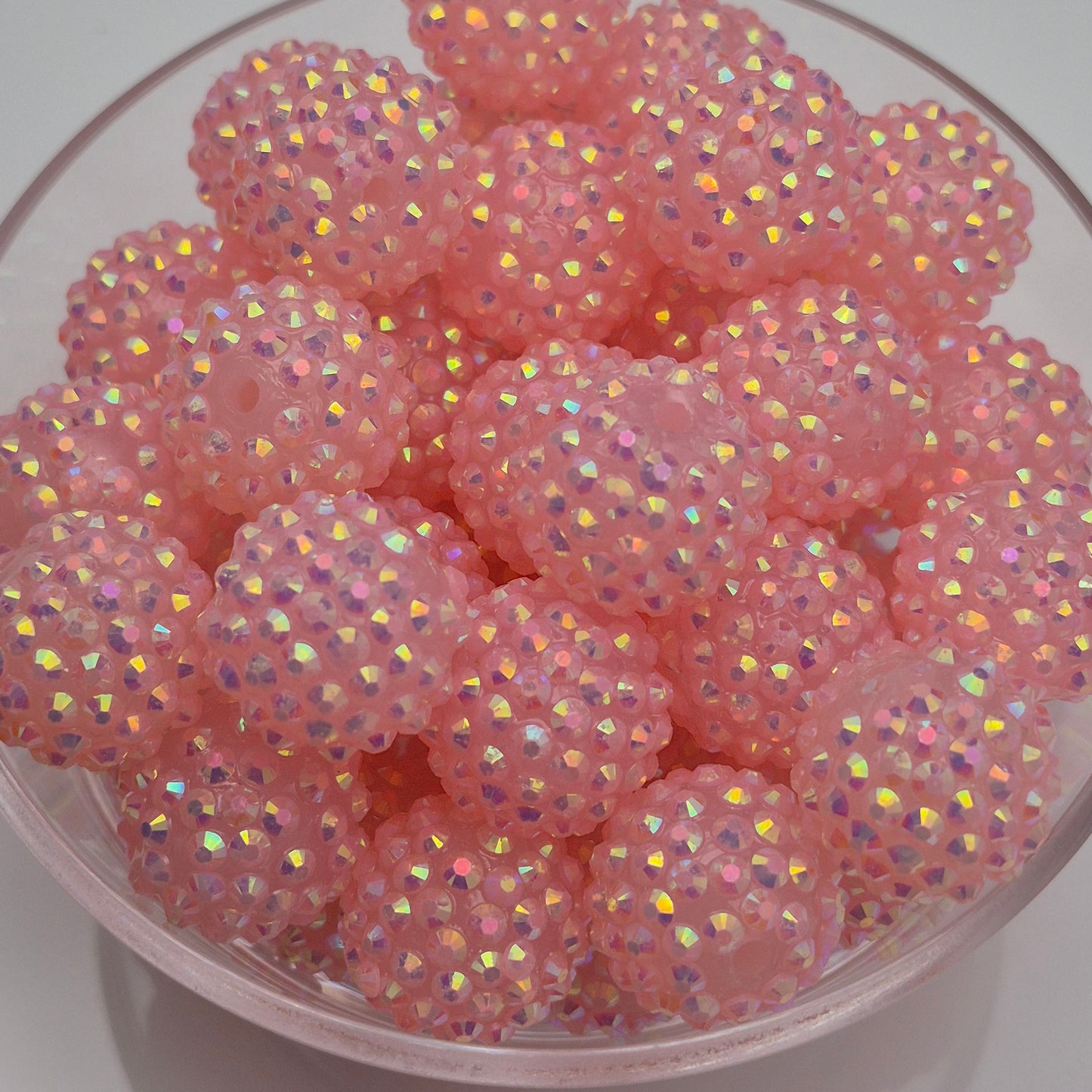 Ballerina Bling 20mm Rhinestone ACRYLIC Beads