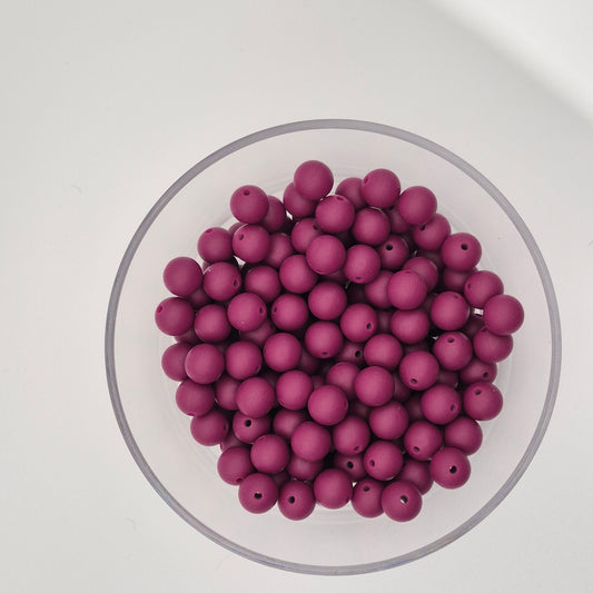 Napa 9mm Solid Silicone Beads