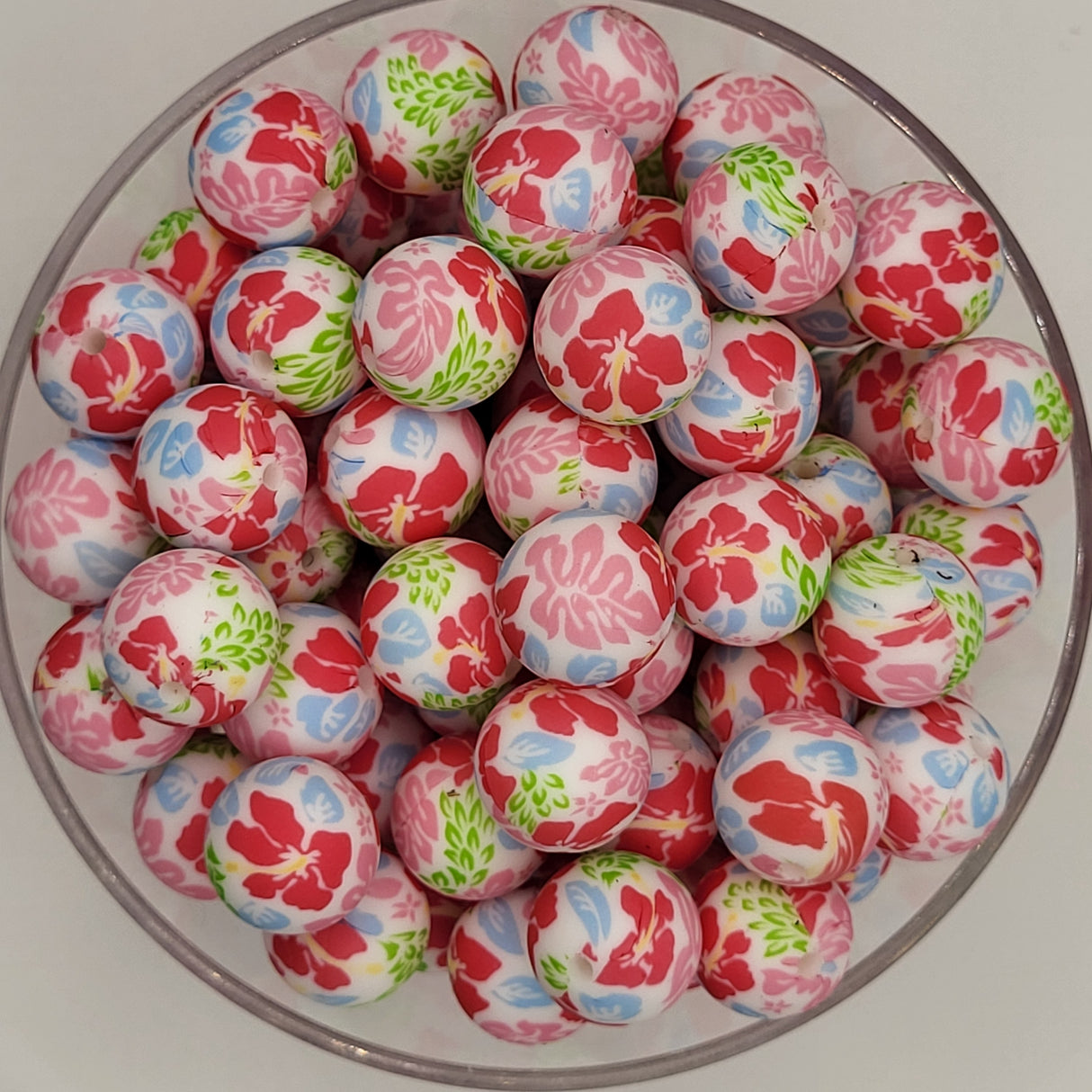 Island Bloom 15mm Silicone Bead