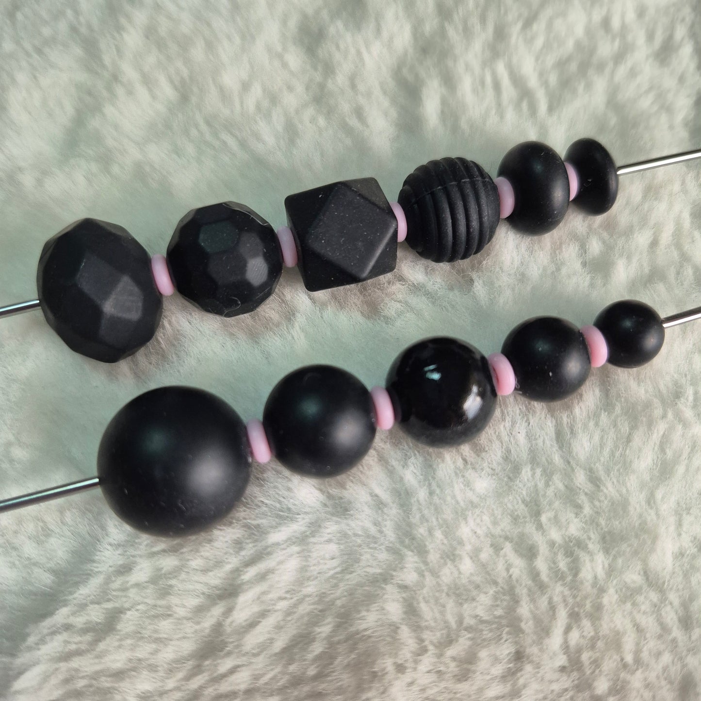 Pink 2mm x 6mm Silicone Spacers -1 gram of Spacers