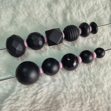 Pink 2mm x 6mm Silicone Spacers -1 gram of Spacers