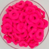 Matte Neon Large Wave Acrylic Spacers 20mm