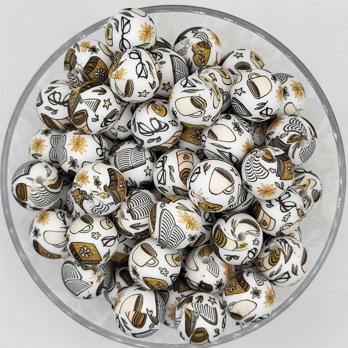 Star Books 15mm Silicone Bead