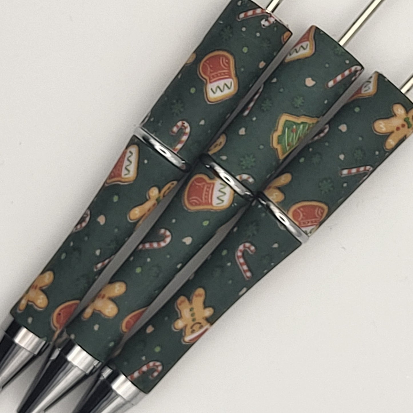 Christmas Printed Pens - Beadable