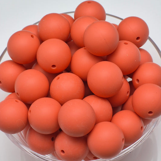 Key West Coral 19mm Solid Silicone Bead