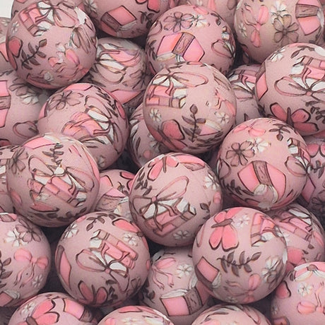 Book Bowtique 15mm Silicone Bead