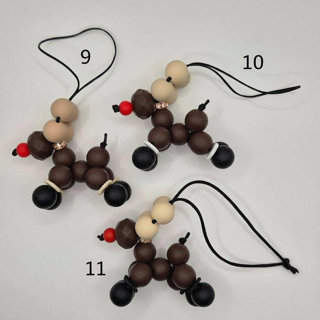 Balloon Dog/Reindeer Silicone beaded item