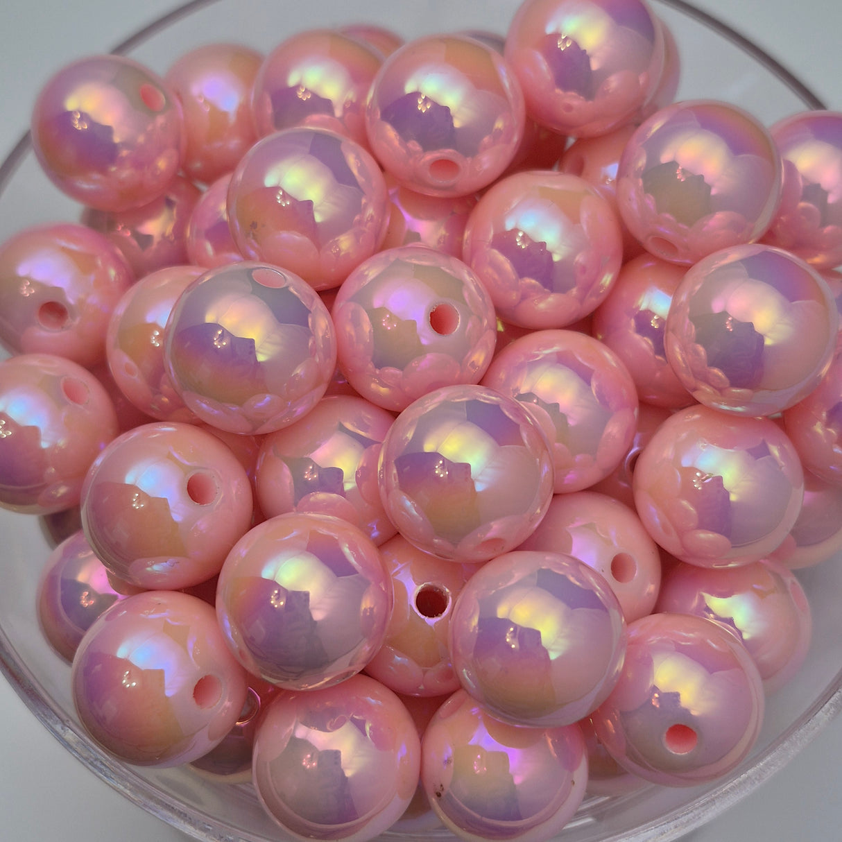 Sweet Candy Opal 15mm Solid ACRYLIC Beads