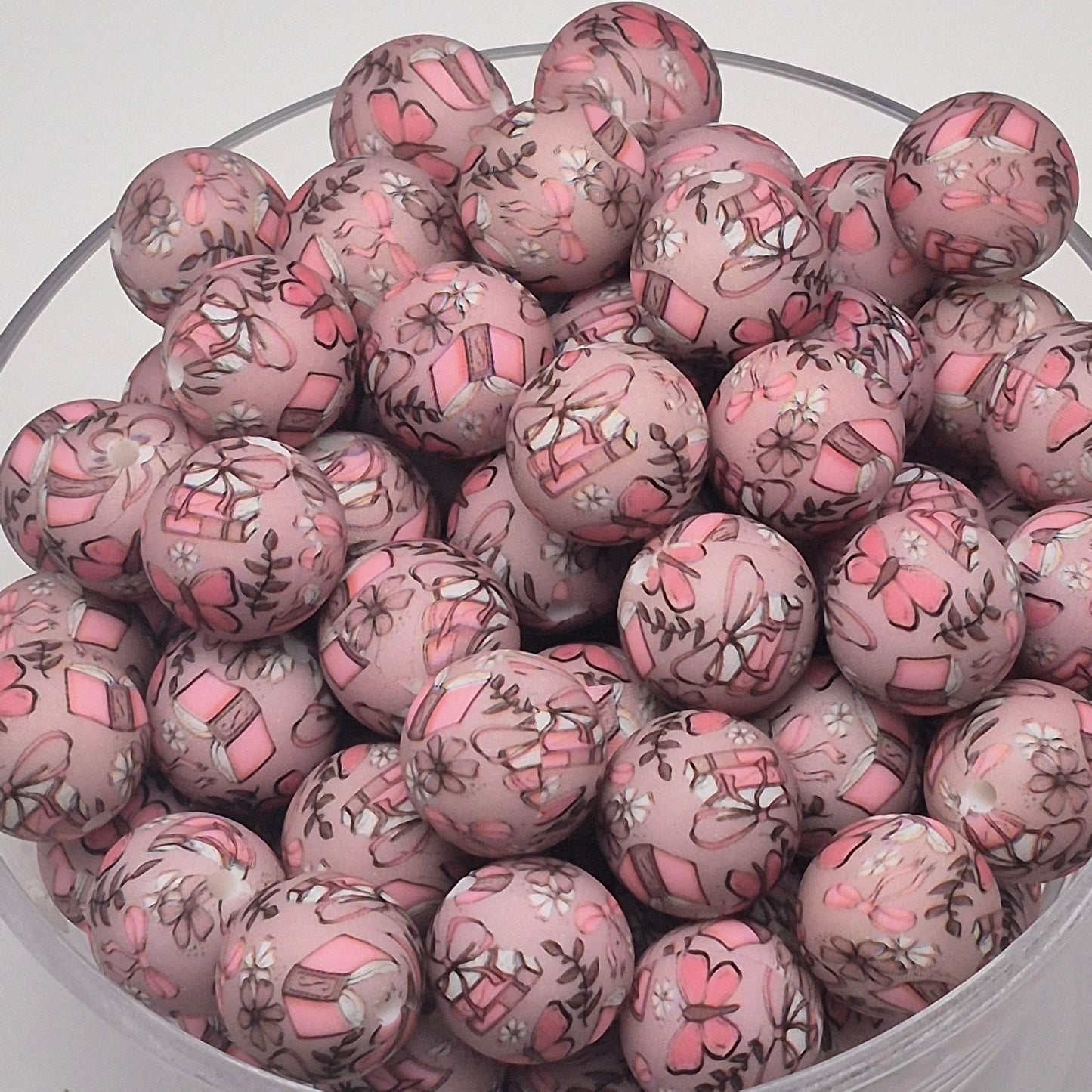 Book Bowtique 15mm Silicone Bead