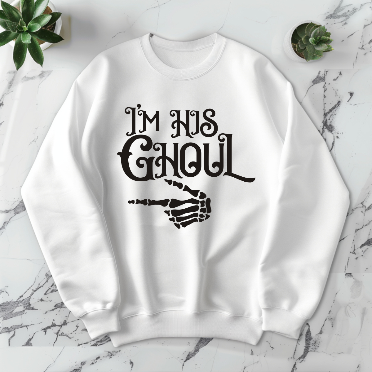 Her Boo/His Ghoul -DTF Transfer Print