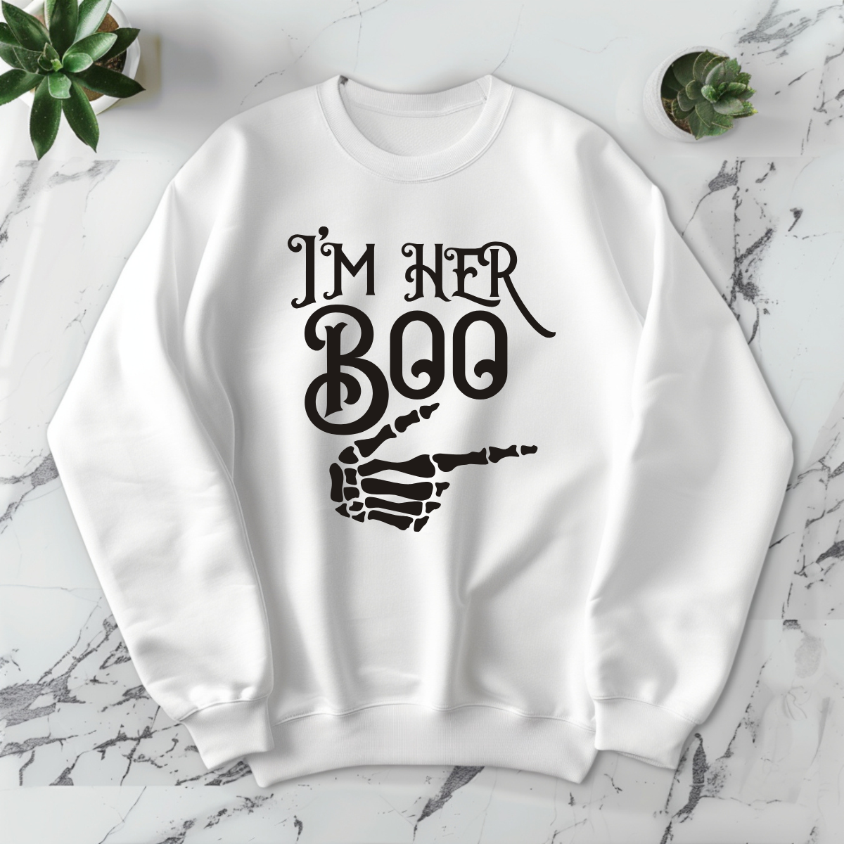 Her Boo/His Ghoul -DTF Transfer Print