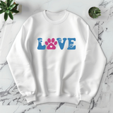 Paw Print LOVE - DTF Transfer Print